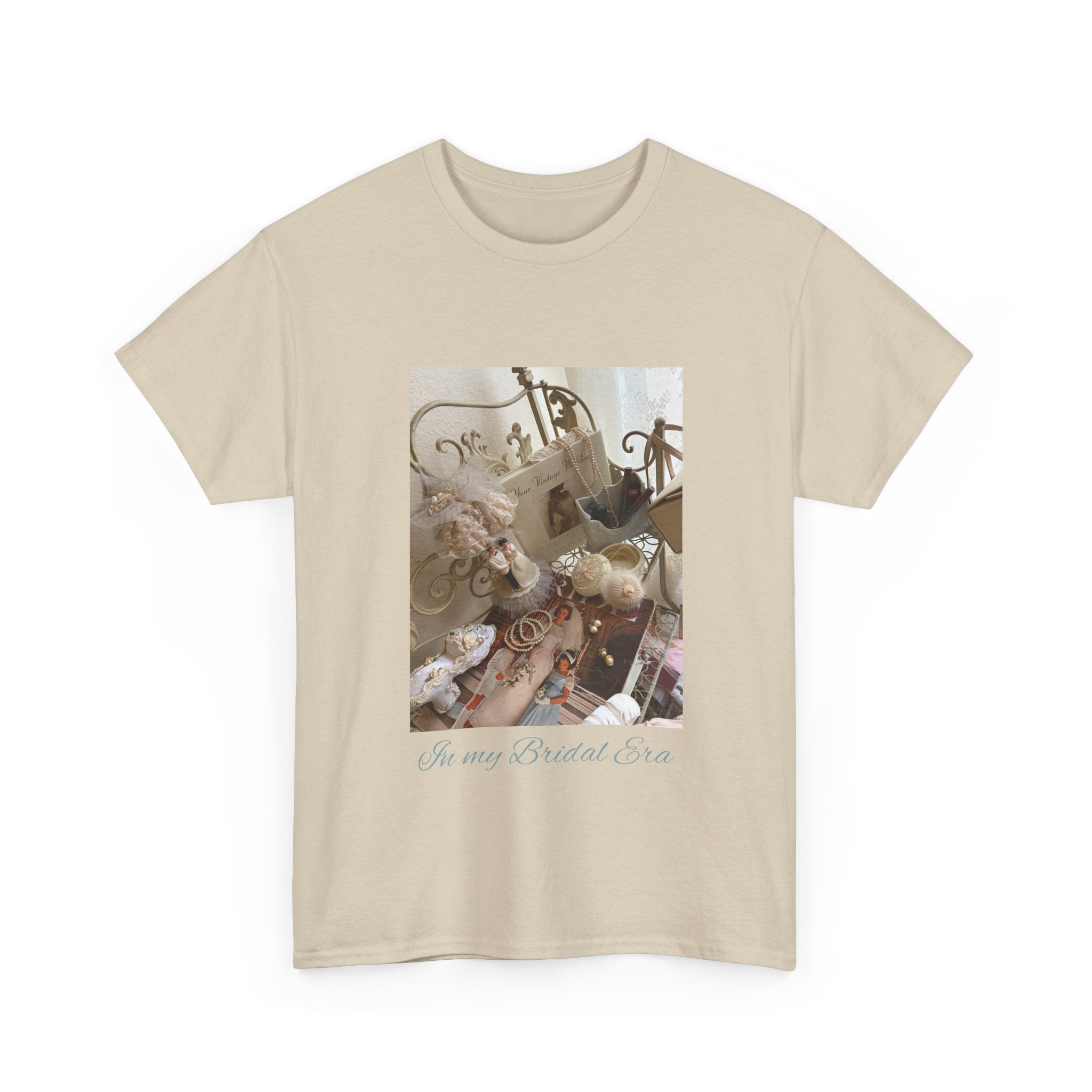 Antique Bridal Era Tee | Floral Arrangement, Antique Decor