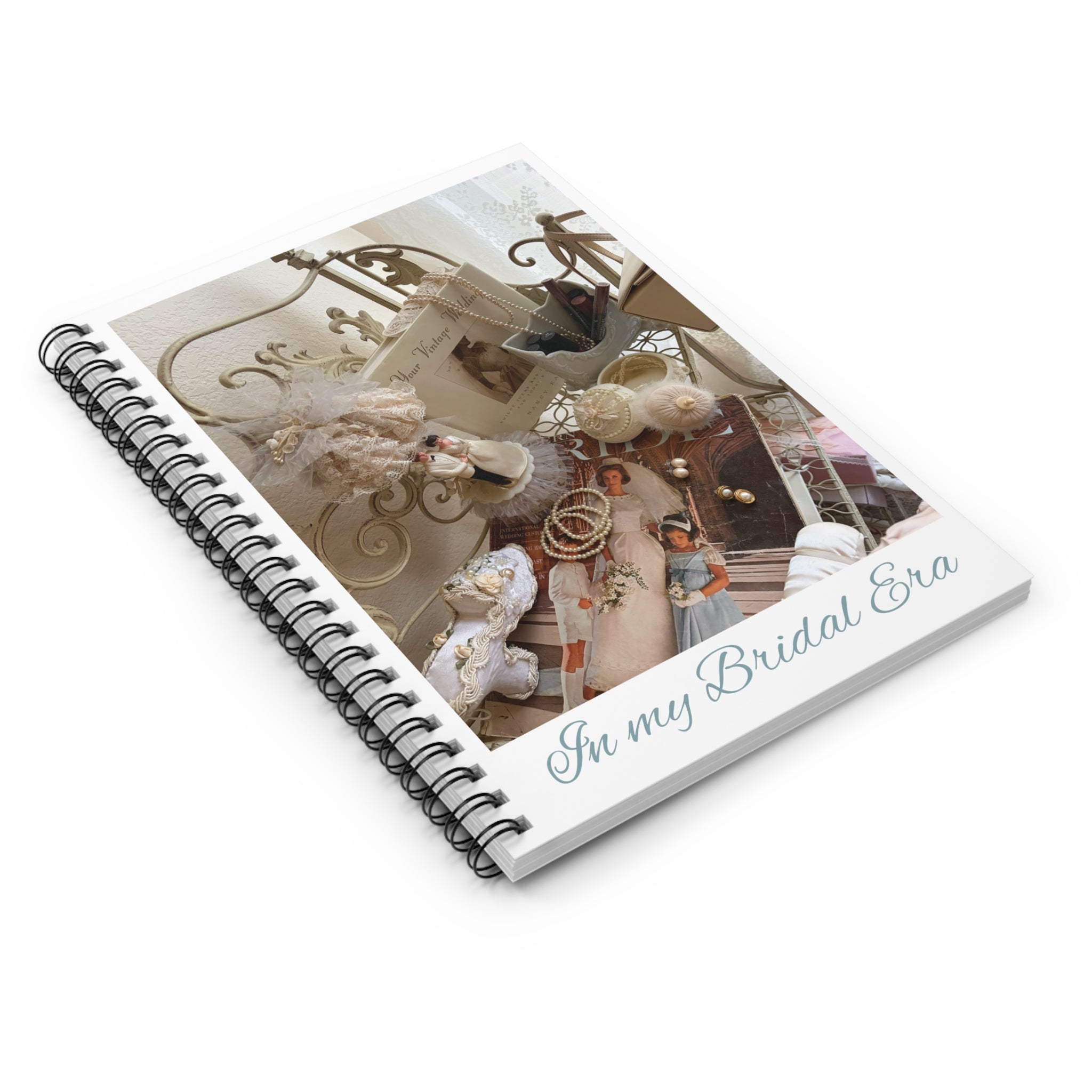 In My Bridal Era Spiral Notebook | Vintage Wedding Keepsake