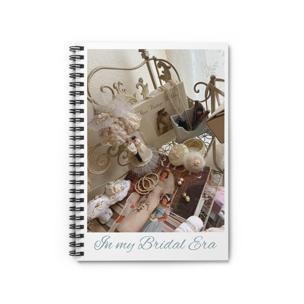 In My Bridal Era Spiral Notebook | Vintage Wedding Keepsake
