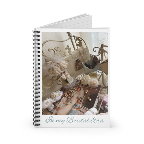 In My Bridal Era Spiral Notebook | Vintage Wedding Keepsake
