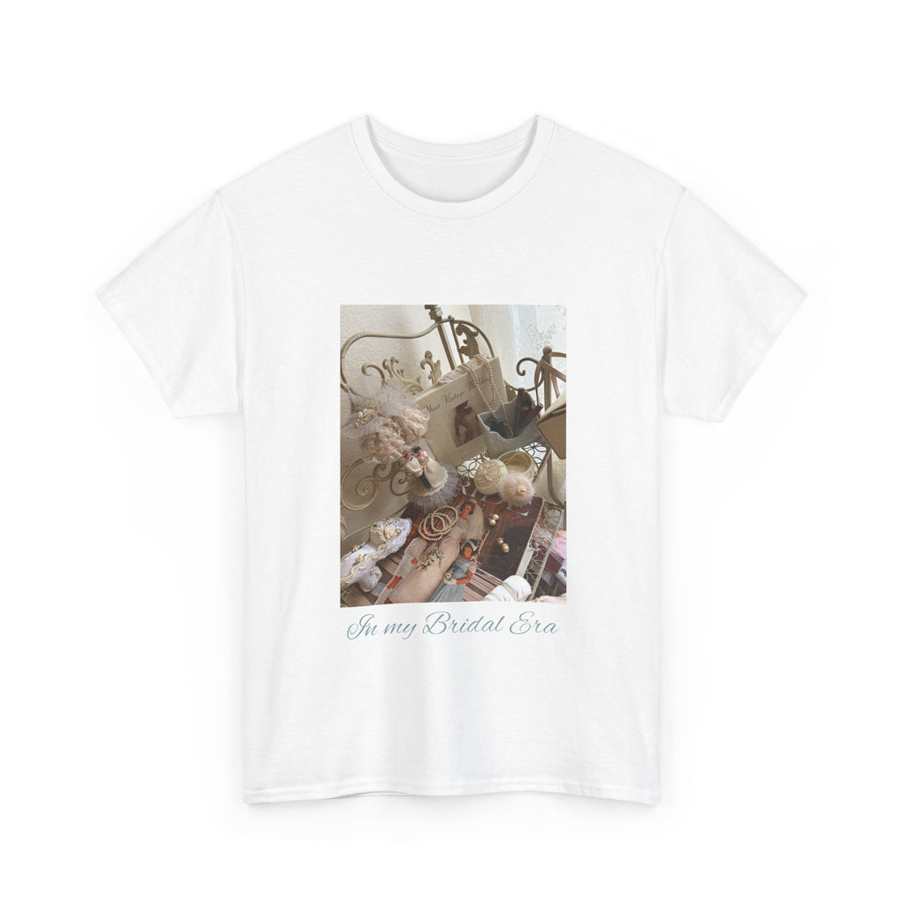 Antique Bridal Era Tee | Floral Arrangement, Antique Decor