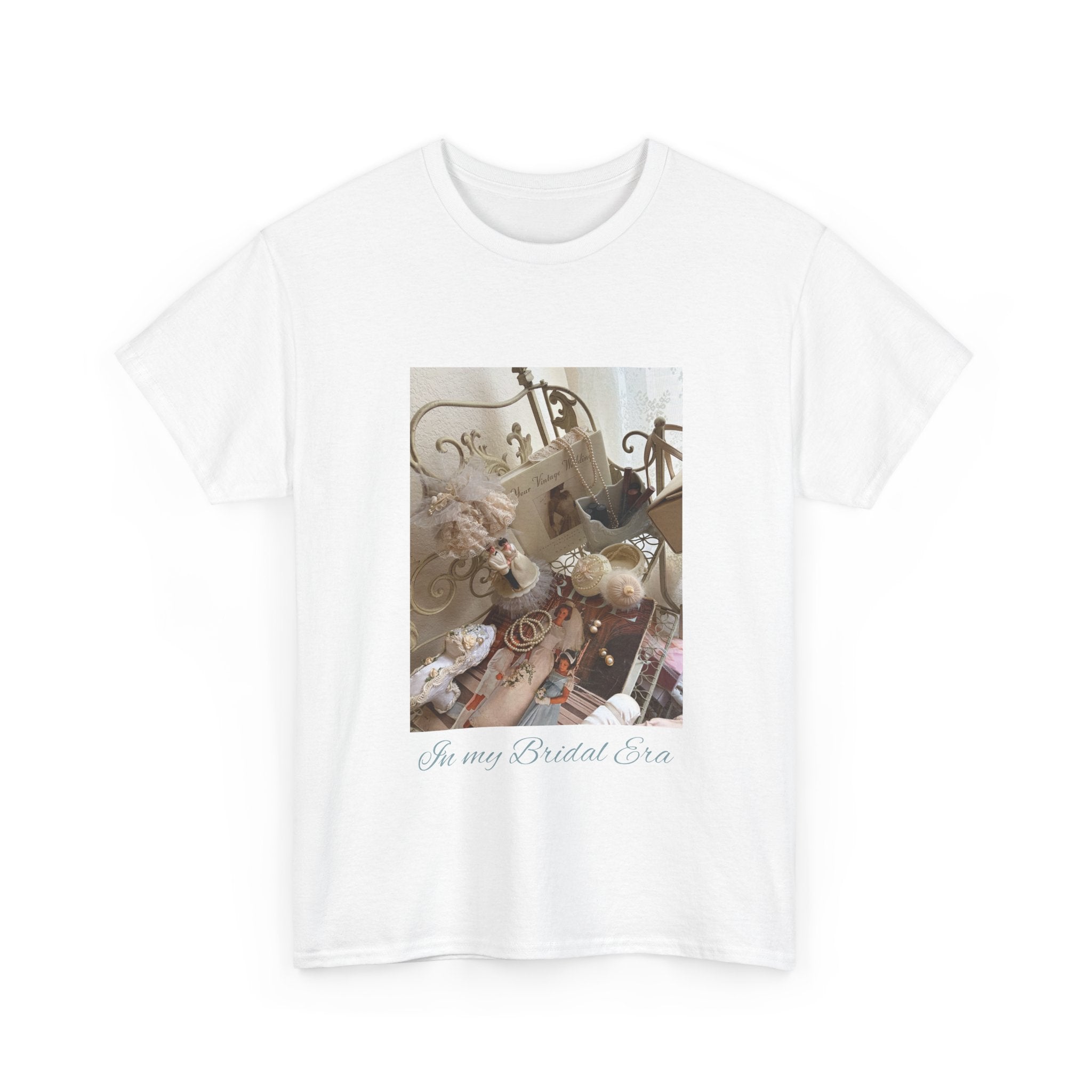 Antique Bridal Era Tee | Floral Arrangement, Antique Decor