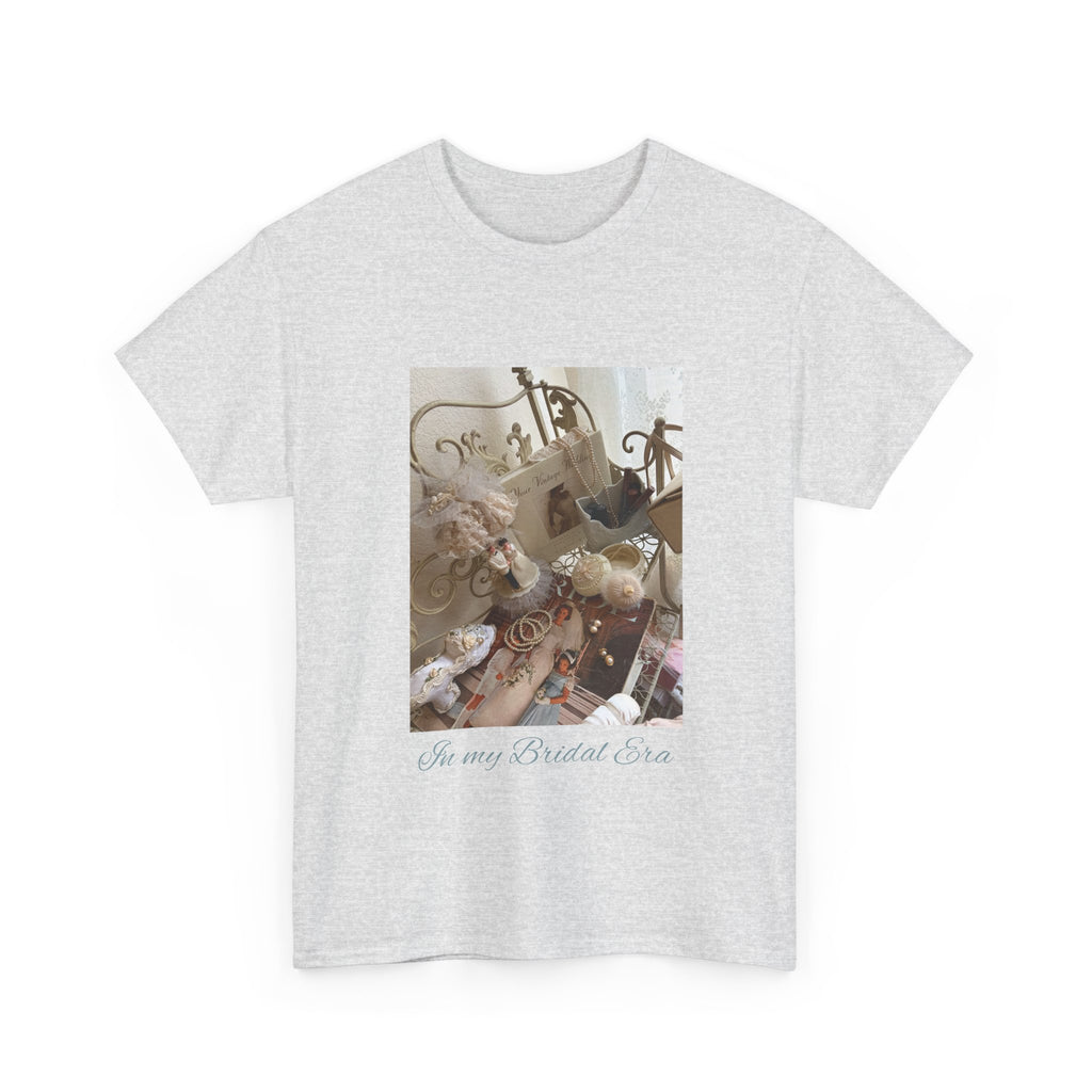 Antique Bridal Era Tee | Floral Arrangement, Antique Decor