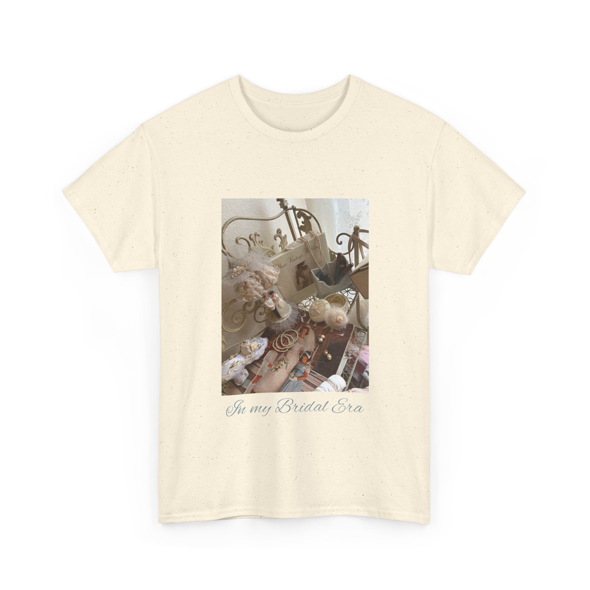 Antique Bridal Era Tee | Floral Arrangement, Antique Decor
